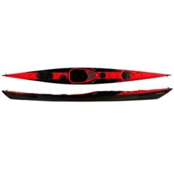 Zegul Arrow Play HV 3D C-Core Havkajak M/finne & Ror - Hvid/rød/carbon